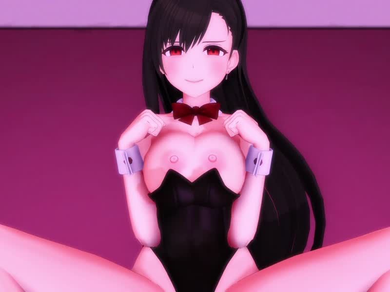 Kenji与色情兔子Tifa-chan共舞